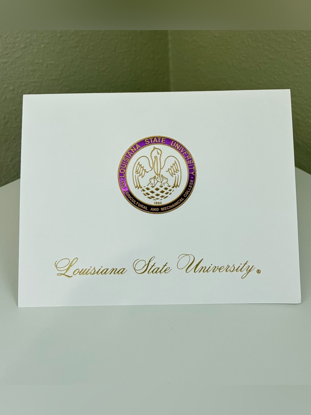 Louisiana State University Note Cards